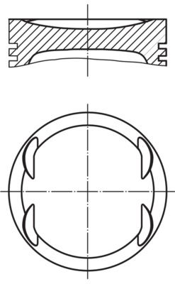 MAHLE 007PI00153002 Поршень