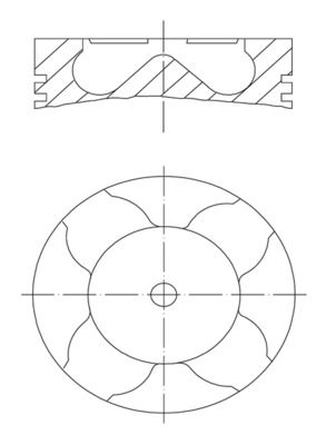 MAHLE 007PI00163000 Поршень