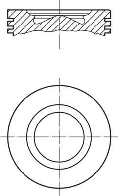 MAHLE 007PI00170000 Поршень