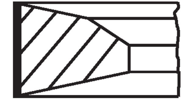 MAHLE 007RS101220N0 Комплект поршневих кілець