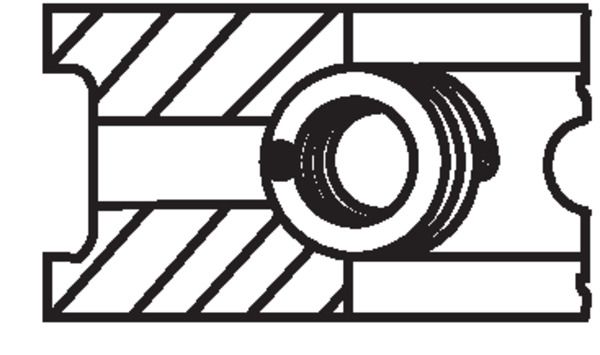 MAHLE 00936N0 Комплект поршневих кілець