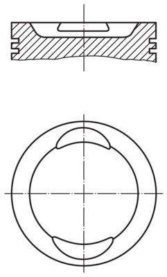 MAHLE 0094100 Поршень