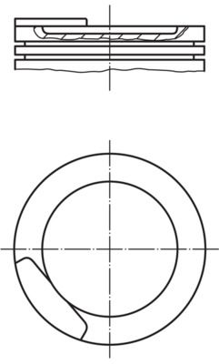 MAHLE 0110812 Поршень