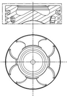MAHLE 011PI00100001 Поршень