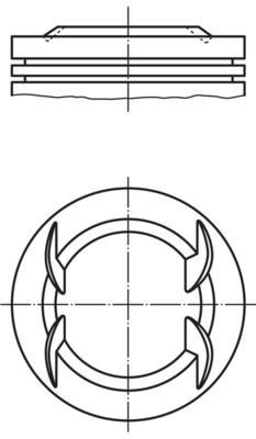 MAHLE 011PI00111000 Поршень