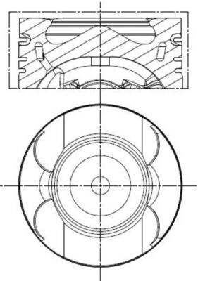 MAHLE 013PI00156000 Поршень