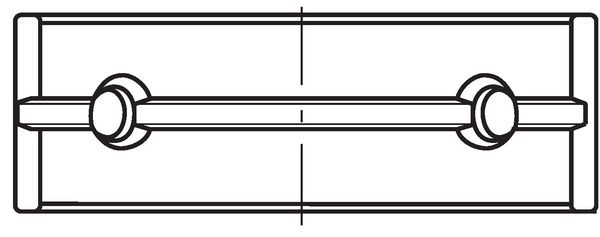 MAHLE 014HS21891050 Вкладиші корінні Ford Transit 2.0/2.4D 00- (+0.50)