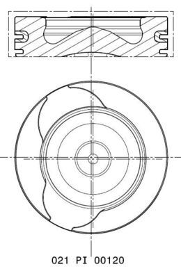 MAHLE 021PI00120000 Поршень