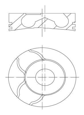 MAHLE 021PI00122000 Поршень