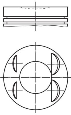 MAHLE 021PI00127000 Поршень