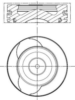 MAHLE 021PI00128002 Поршень