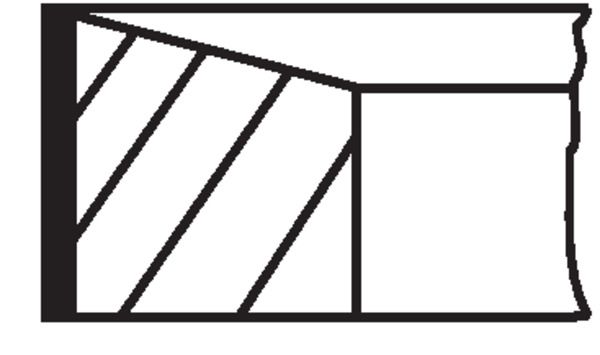 MAHLE 02207N0 Кільця поршневі Renault Master II 2.2dCi 00- (87.01mm/STD) (3-1.75-2.5)