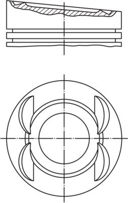 MAHLE 0280300 Поршень