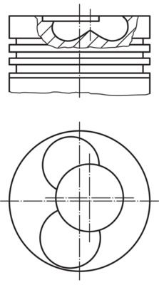 MAHLE 0282000 Поршень