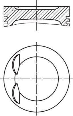 MAHLE 028PI00119000 Поршень