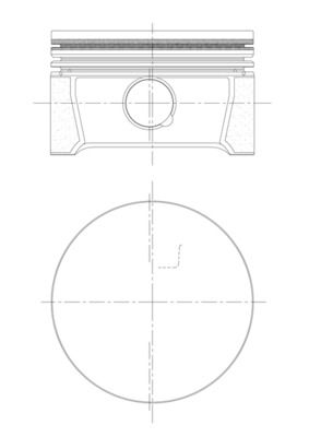 MAHLE 028PI00126000 Поршень