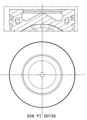 MAHLE 028PI00135000 Поршень