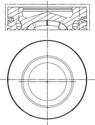 MAHLE 028PI00140002 Поршень