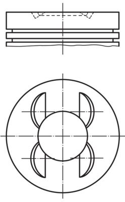 MAHLE 028PI00153000 Поршень