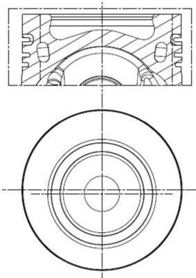 MAHLE 028PI00154000 Поршень