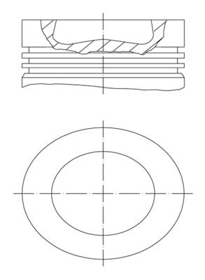 MAHLE 028PI00155002 Поршень