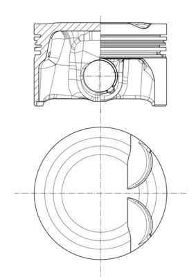 MAHLE 028PI00157002 Поршень