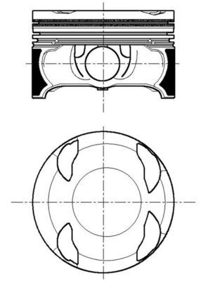 MAHLE 028PI00167000 Поршень