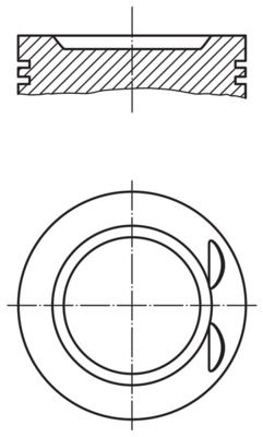 MAHLE 0332101 Поршень