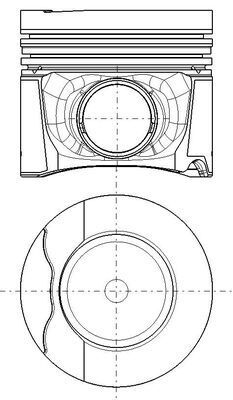 MAHLE 037PI00152001 Поршень