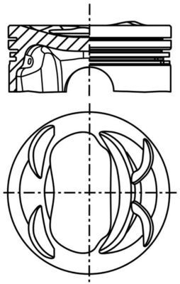 MAHLE 039PI00129002 Поршень