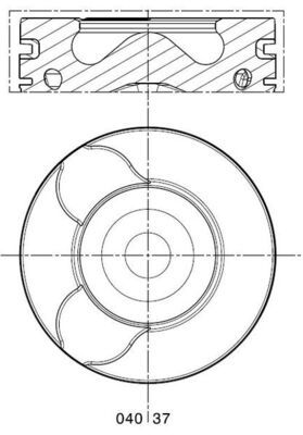 MAHLE 0403700 Поршень