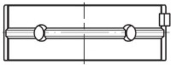 MAHLE 081HL21839050 Вкладиш підшипника колінчатого вала