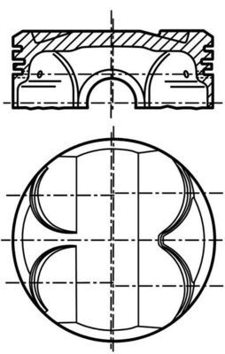MAHLE 081PI00111001 Поршень