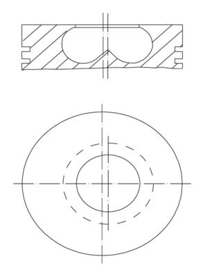 MAHLE 081PI00123002 Поршень