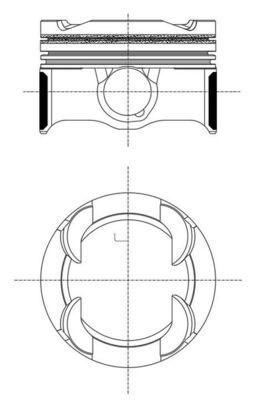 MAHLE 081PI00130002 Поршень