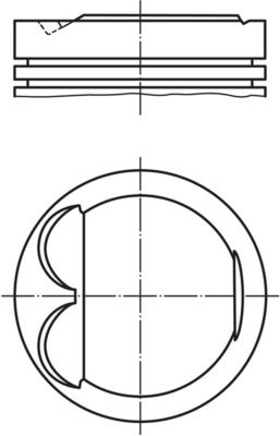 MAHLE 0826702 Поршень