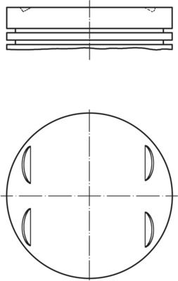 MAHLE 0831302 Поршень