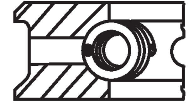 MAHLE 08326N0 Кільця поршневі BMW 5 (E39/E60) 2.2i (M54) (80.00mm/STD) (1.2-1.5-2)