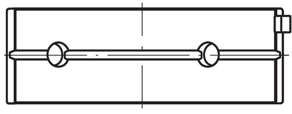 MAHLE 099HL21069025 Вкладиш підшипника колінчатого вала