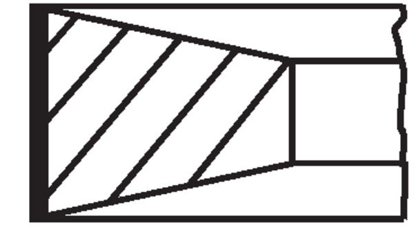 MAHLE 213RS101010N0 Комплект поршневих кілець