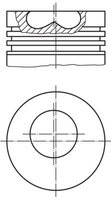 MAHLE 257PI00100000 Поршень