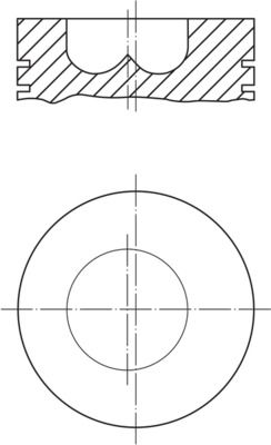 MAHLE 4391400 Поршень