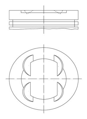 MAHLE 681PI00109000 Поршень