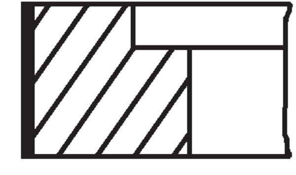 MAHLE 681RS001050N0 Комплект поршневих кілець