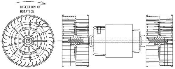 MAHLE AB152000P Вентилятор салону