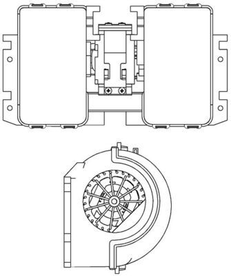 MAHLE AB180000P Вентилятор салону