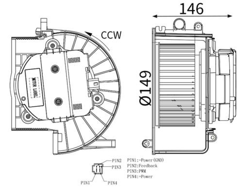 MAHLE AB440000S Компресор салону