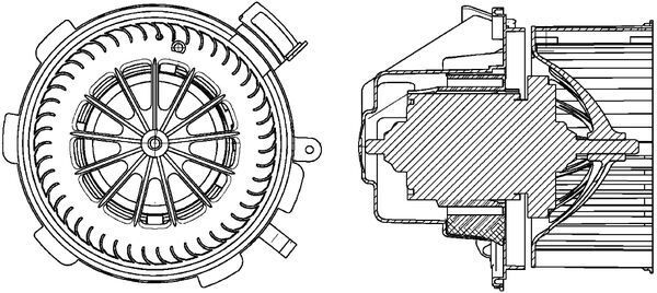 MAHLE AB88000P Компресор салону