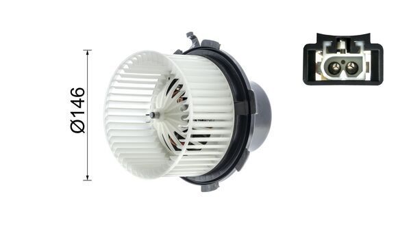 MAHLE AB89000P Компресор салону