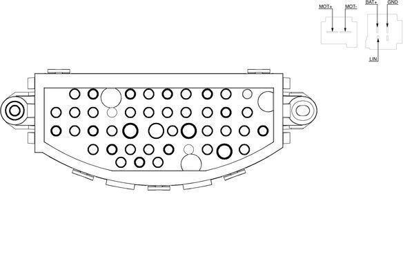 MAHLE ABR22000S Регулятор, вентилятор салону
